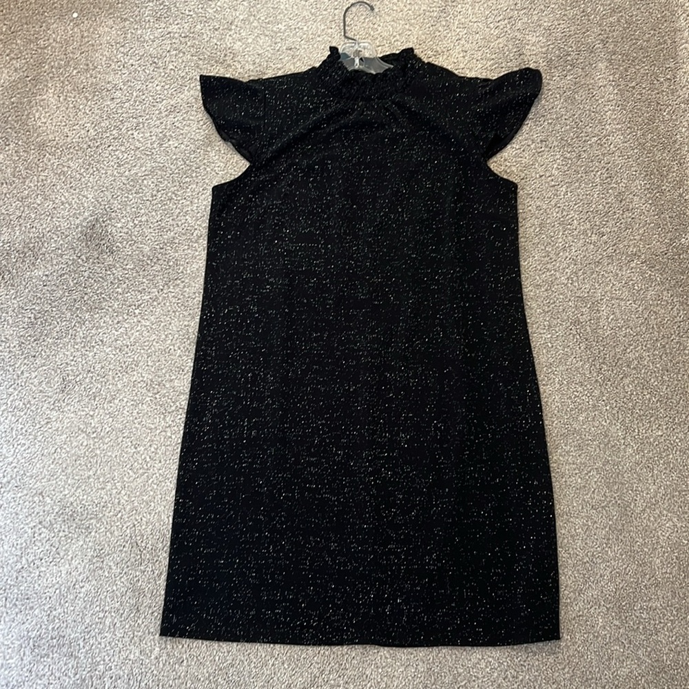 Ann Taylor Shimmer Mockneck Dress